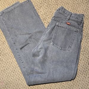 Rustler Men's Straight Faded Black Jeans